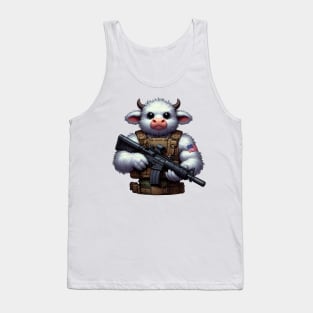 Fluffy Cow Tank Top